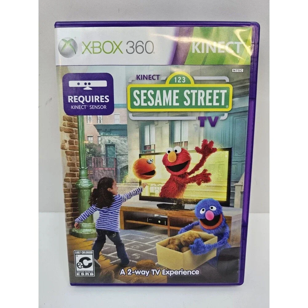 Sesame Street TV Kinect - Microsoft Xbox 360 - Tested